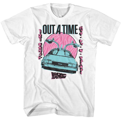 PREMIUM | Back to the Future - BTTF OUTATIME PASTEL Adult Shirt