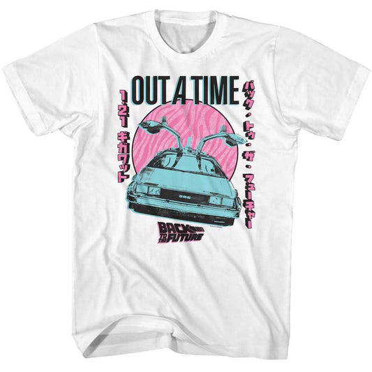 PREMIUM | Back to the Future - BTTF OUTATIME PASTEL Adult Shirt