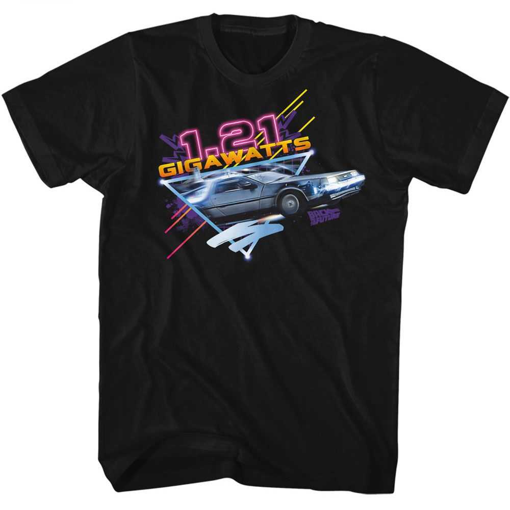 PREMIUM | Back to the Future - BTTF NEON GIGAWATTS Adult Shirt