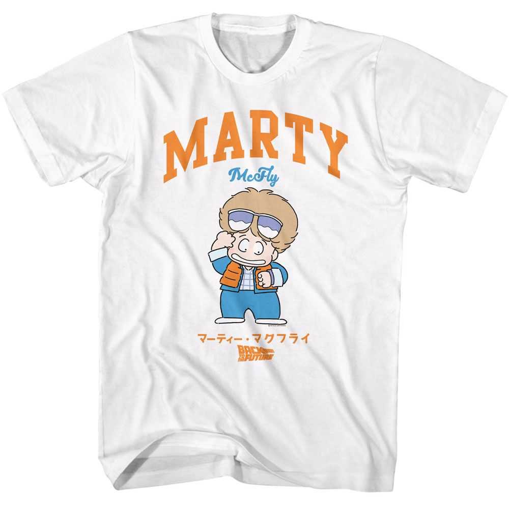 PREMIUM | Back to the Future - BTTF MARTY MCFLY CARTOON Adult Shirt