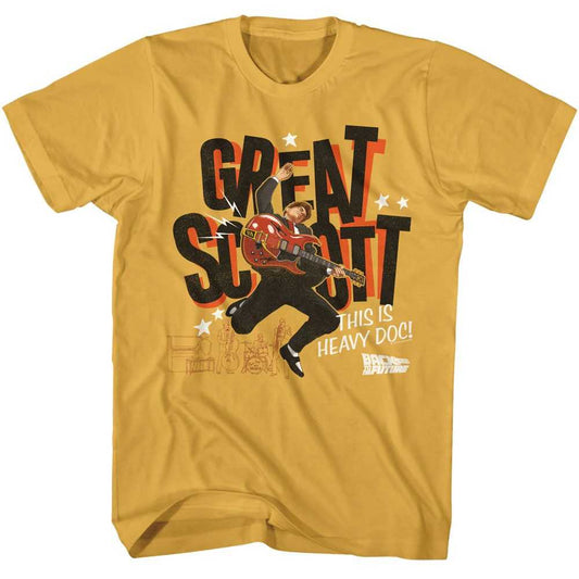 PREMIUM | Back to the Future - BTTF GREAT SCOTT GUITAR PLAYING Adult Shirt