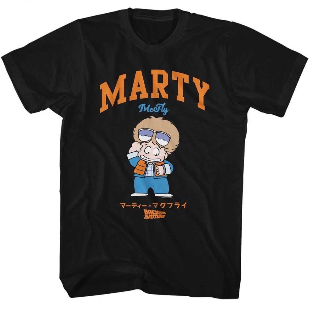 PREMIUM | Back to the Future - BTTF MARTY CARTOON CHARACTER Adult Shirt