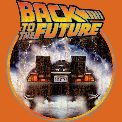PREMIUM | Back to the Future - BTTF LOGO CAR CIRCLE Youth Shirt