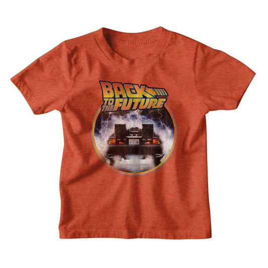 PREMIUM | Back to the Future - BTTF LOGO CAR CIRCLE Youth Shirt