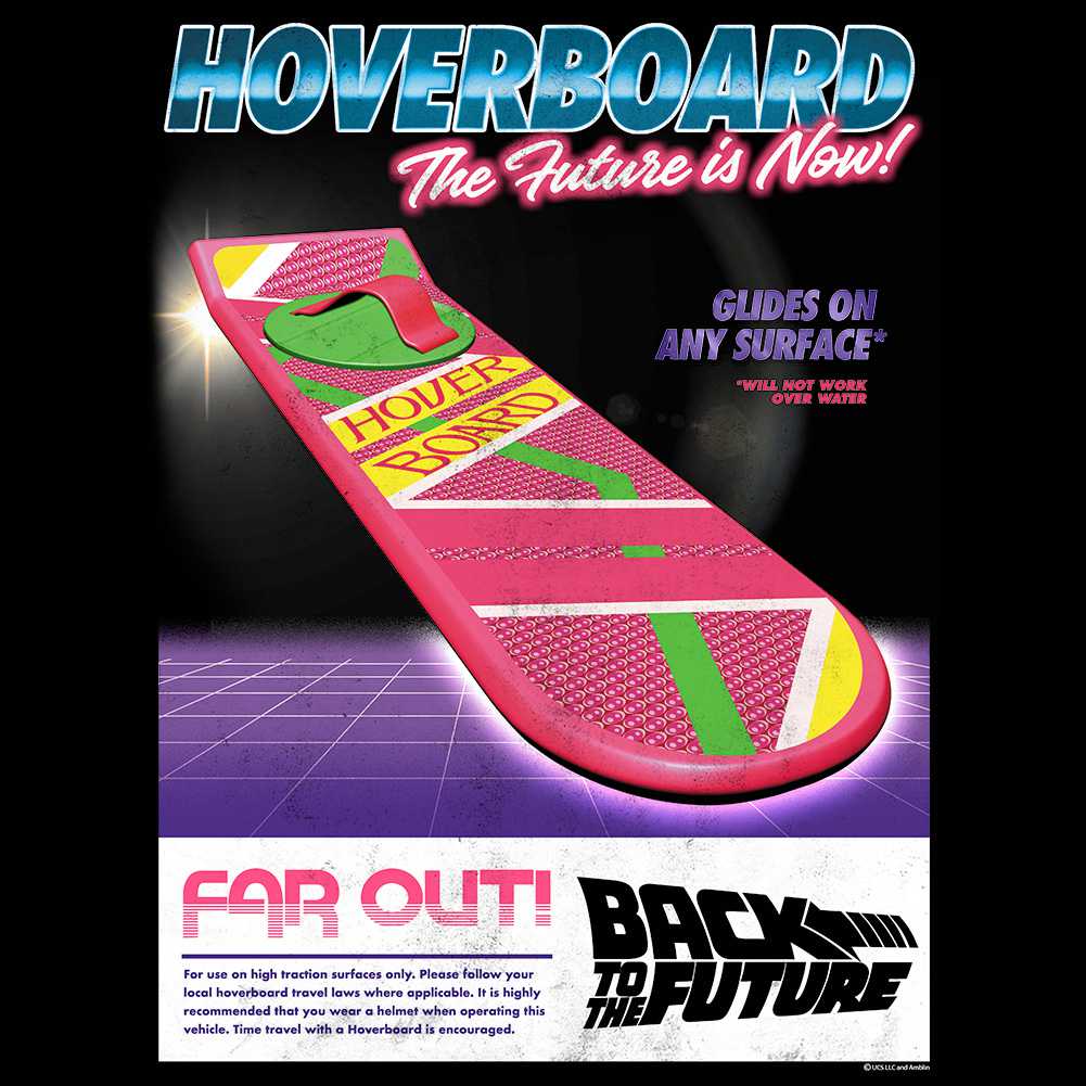 Back to the Future - BTTF HOVERBOARD Adult Shirt