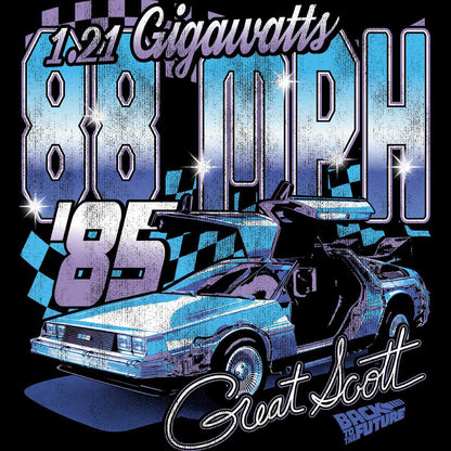 Back to the Future - GREAT GIGAWATTS 2-SIDED Adult Shirt