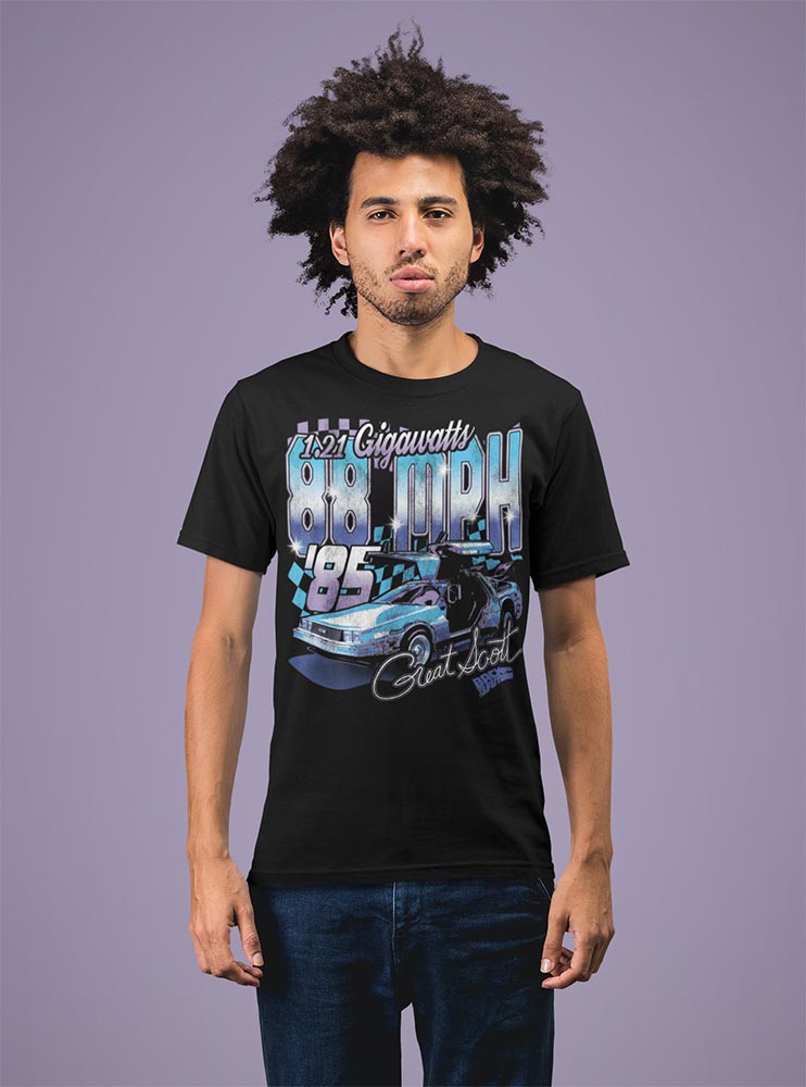 Back to the Future - GREAT GIGAWATTS 2-SIDED Adult Shirt