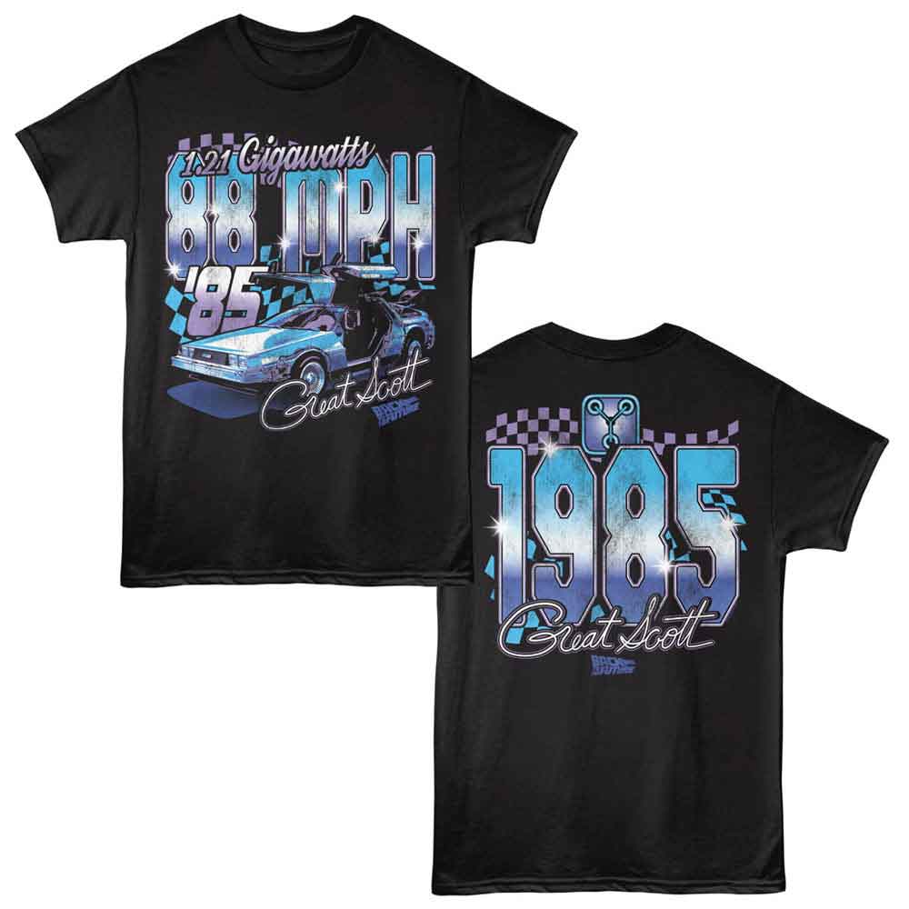 Back to the Future - GREAT GIGAWATTS 2-SIDED Adult Shirt