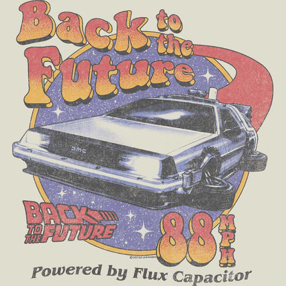 Back to the Future - BTTF STARS RETRO FONT Adult Shirt
