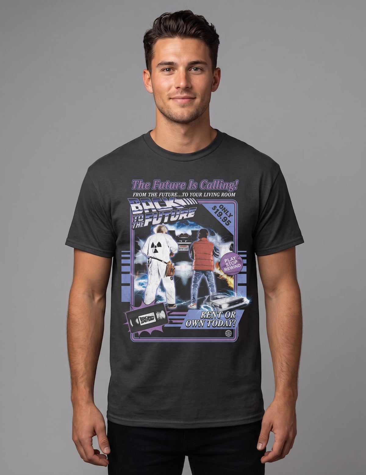 Back to the Future - BTTF VIDEO CASSETTE Adult Shirt