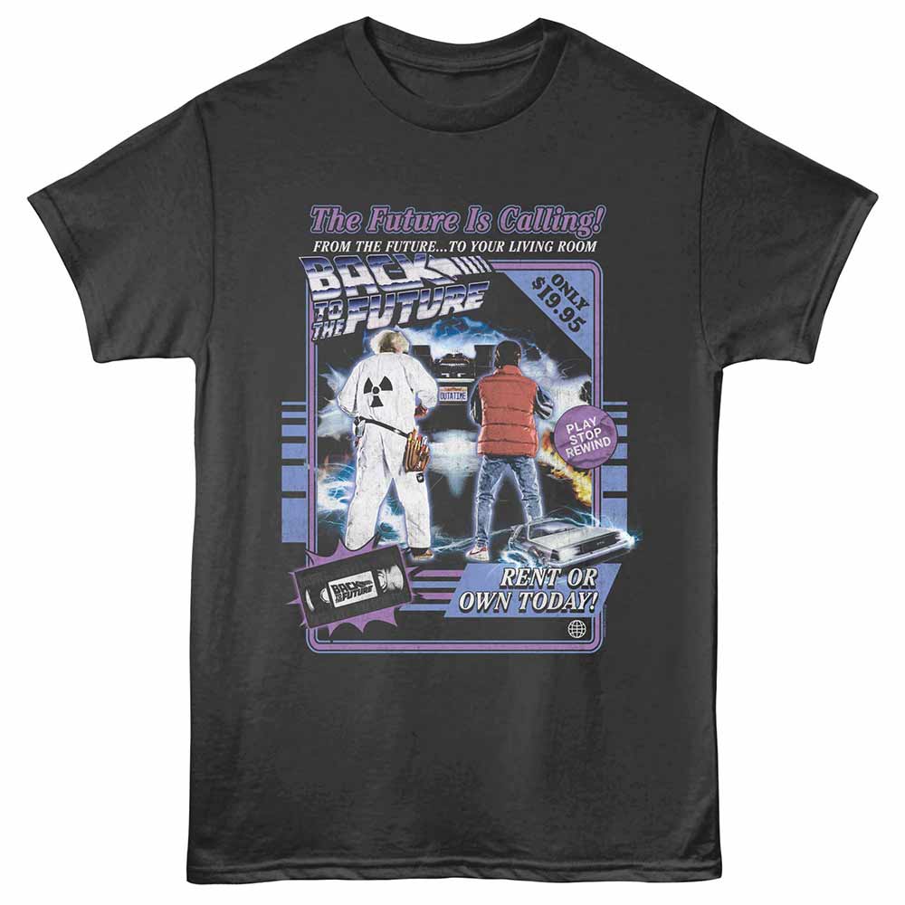 Back to the Future - BTTF VIDEO CASSETTE Adult Shirt