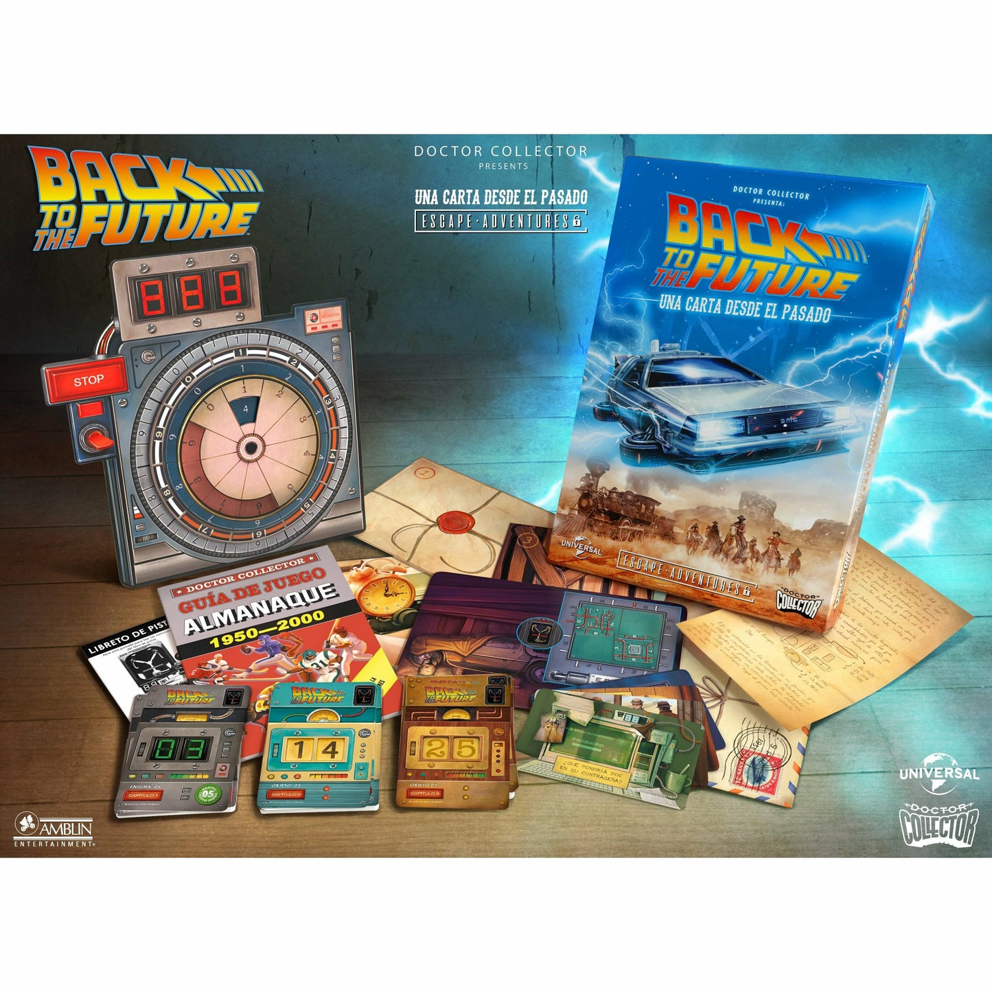 Back to the Future: A Letter From the Past strategy game [Spanish Edition] Board Game Doctor Collector