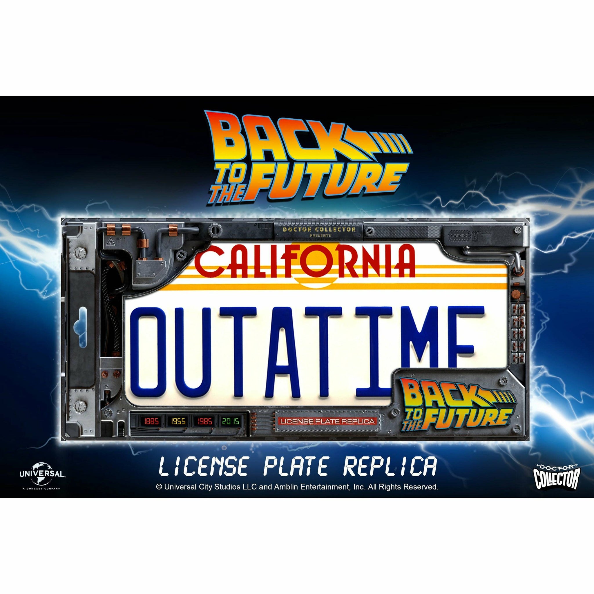 Back to the Future Outatime License Plate Replica - – Back to the Future™