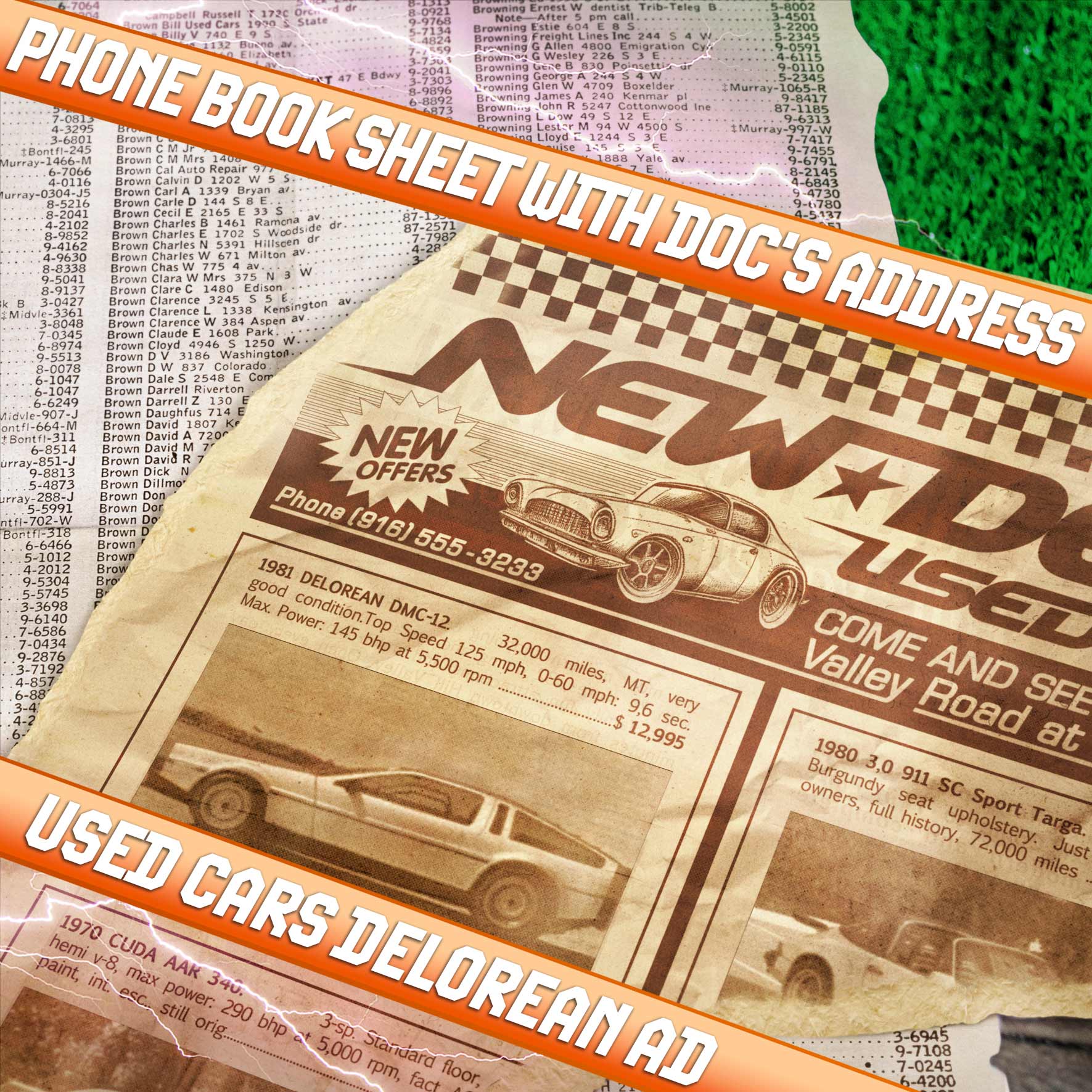 Back to the Future Time Travel Memories II Expansion Kit — "1.21 Gigawatts" Edition prop replicas (BacktotheFuture.com / DoctorCollector.com exclusive!) Prop Replica Doctor Collector