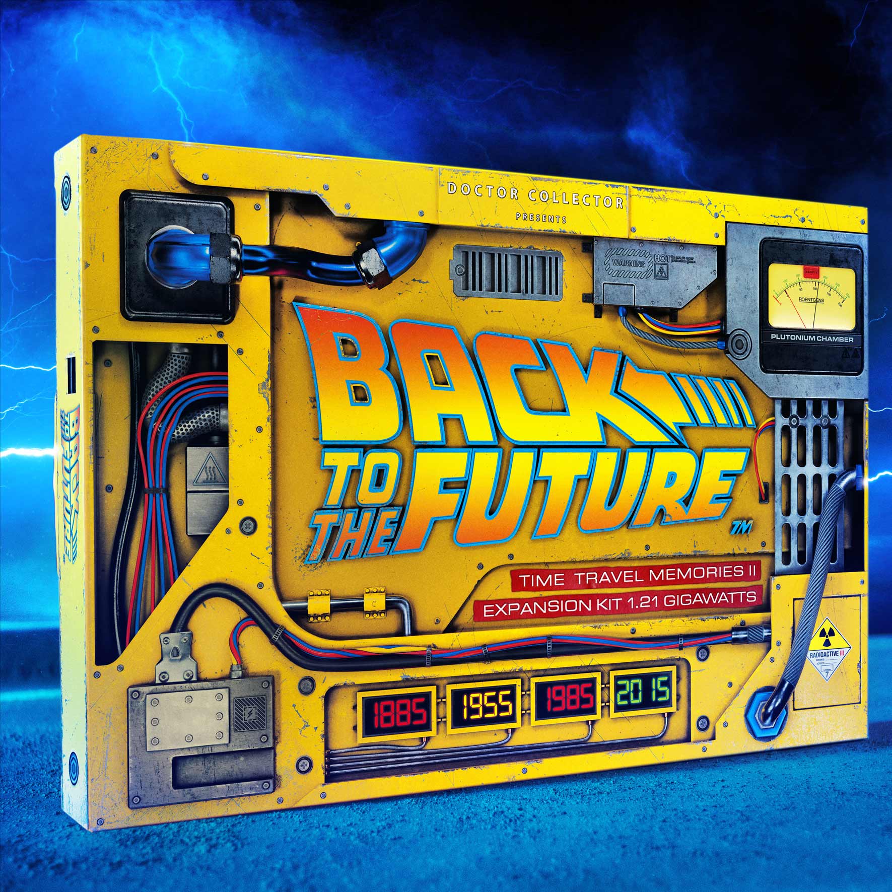 Back to the Future Time Travel Memories II Expansion Kit — "1.21 Gigawatts" Edition prop replicas (BacktotheFuture.com / DoctorCollector.com exclusive!) Prop Replica Doctor Collector