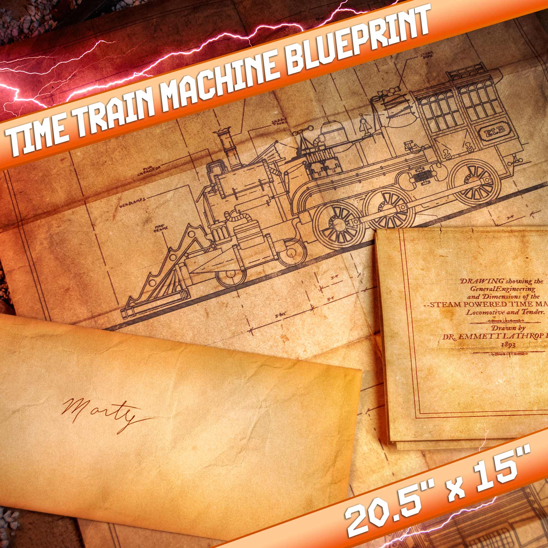 Back to the Future Time Travel Memories II Expansion Kit — "1.21 Gigawatts" Edition prop replicas (BacktotheFuture.com / DoctorCollector.com exclusive!) Prop Replica Doctor Collector