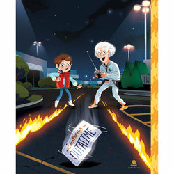 Back to the Future Hardcover Children's Book by Kim Smith Hardcover Book Quirk Books