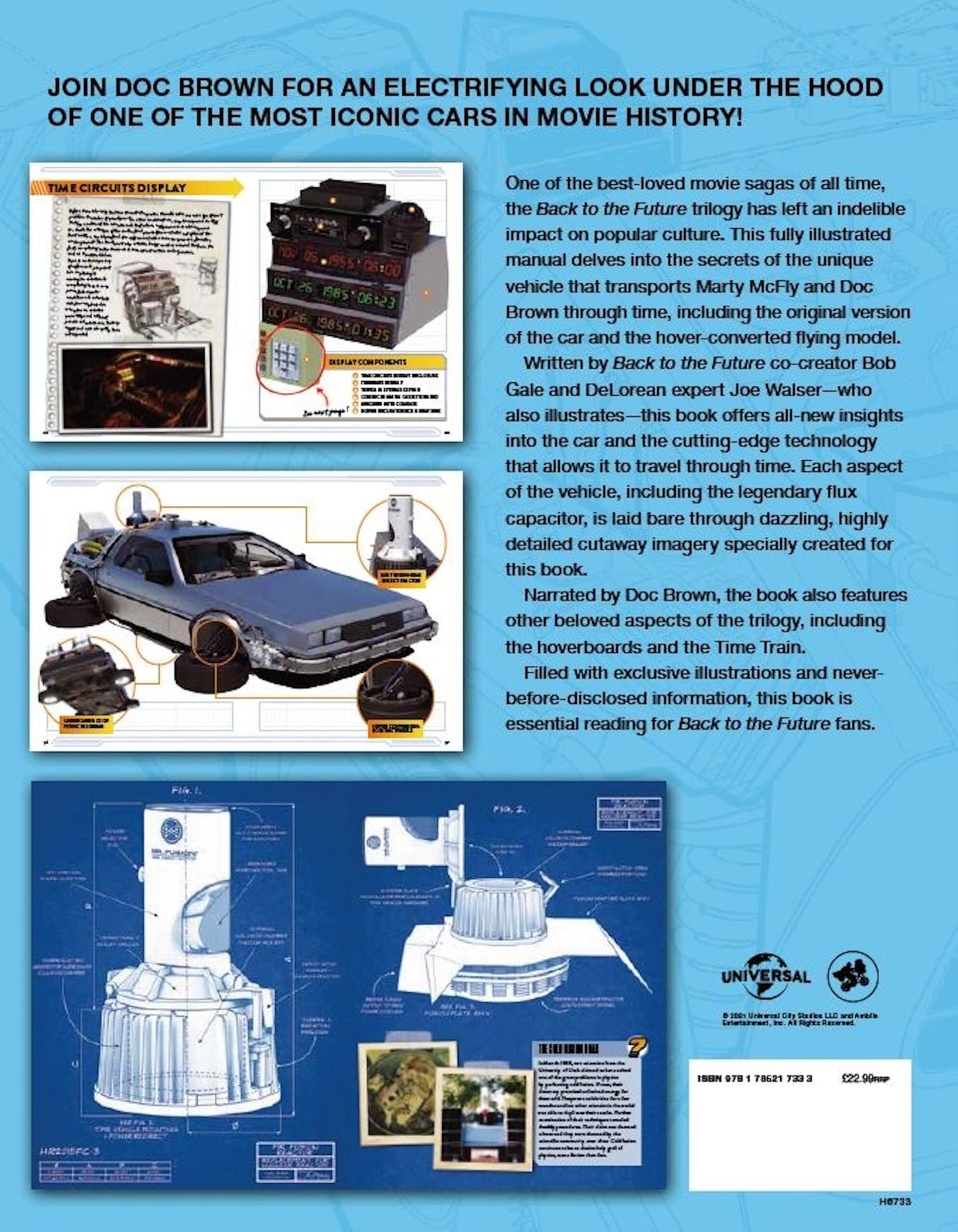'Back to the Future: DeLorean Time Machine: Doc Brown's Owner's Workshop Manual' — by Bob Gale and Joe Walser [2021]