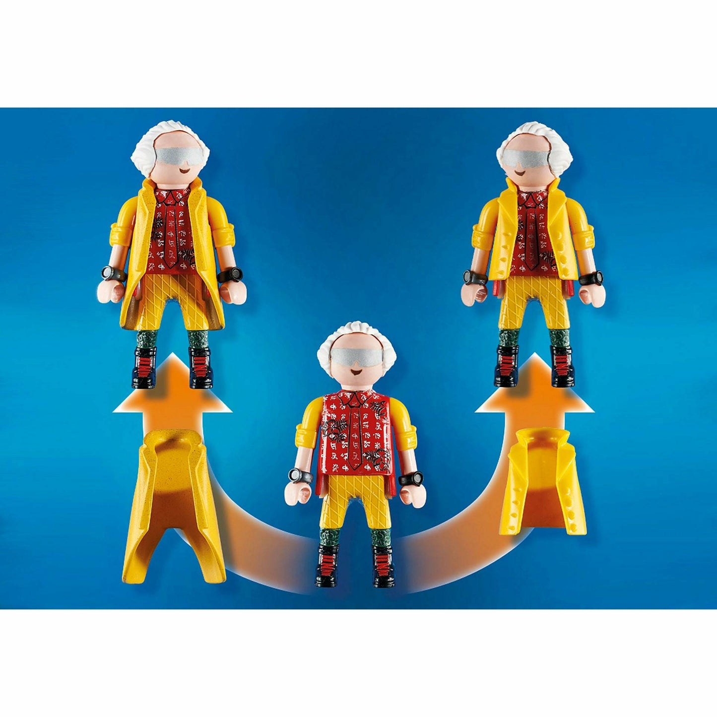 Playmobil Back to the Future Part II 80-piece 2015 Hoverboard Chase playset Vinyl Toy Playmobil