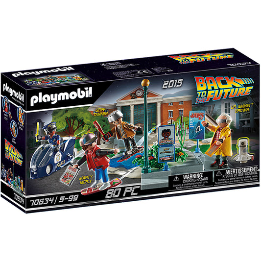 Playmobil Back to the Future Part II 80-piece 2015 Hoverboard Chase playset Vinyl Toy Playmobil