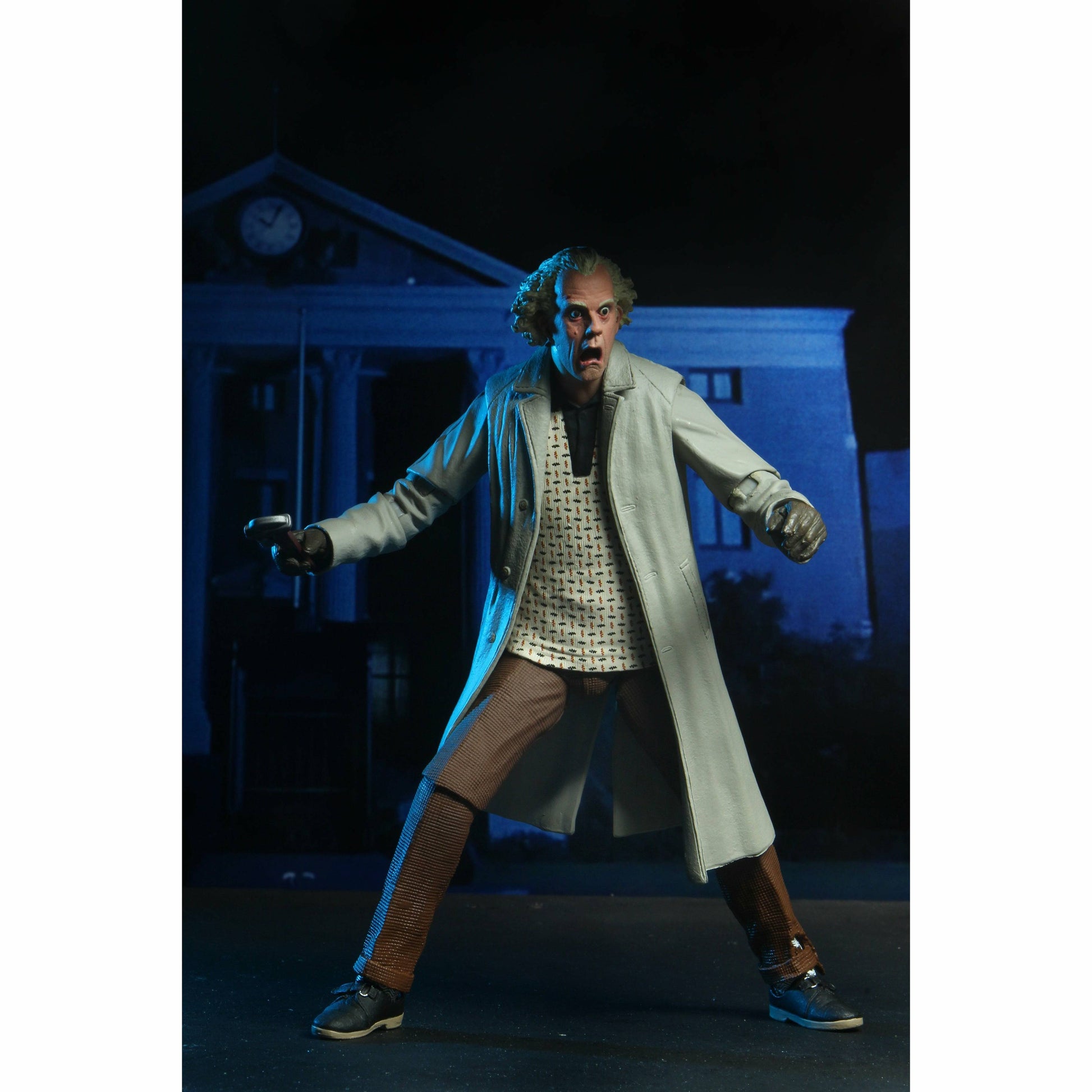 Doc Brown 1985 Figure 16 cm - Back to the Future - De Volta para o Futuro - NECA - Geek Fanaticos Doc Brown 1985 Figure 16 cm - Back to the Future - De Volta para o Futuro - NECA - Geek Fanaticos