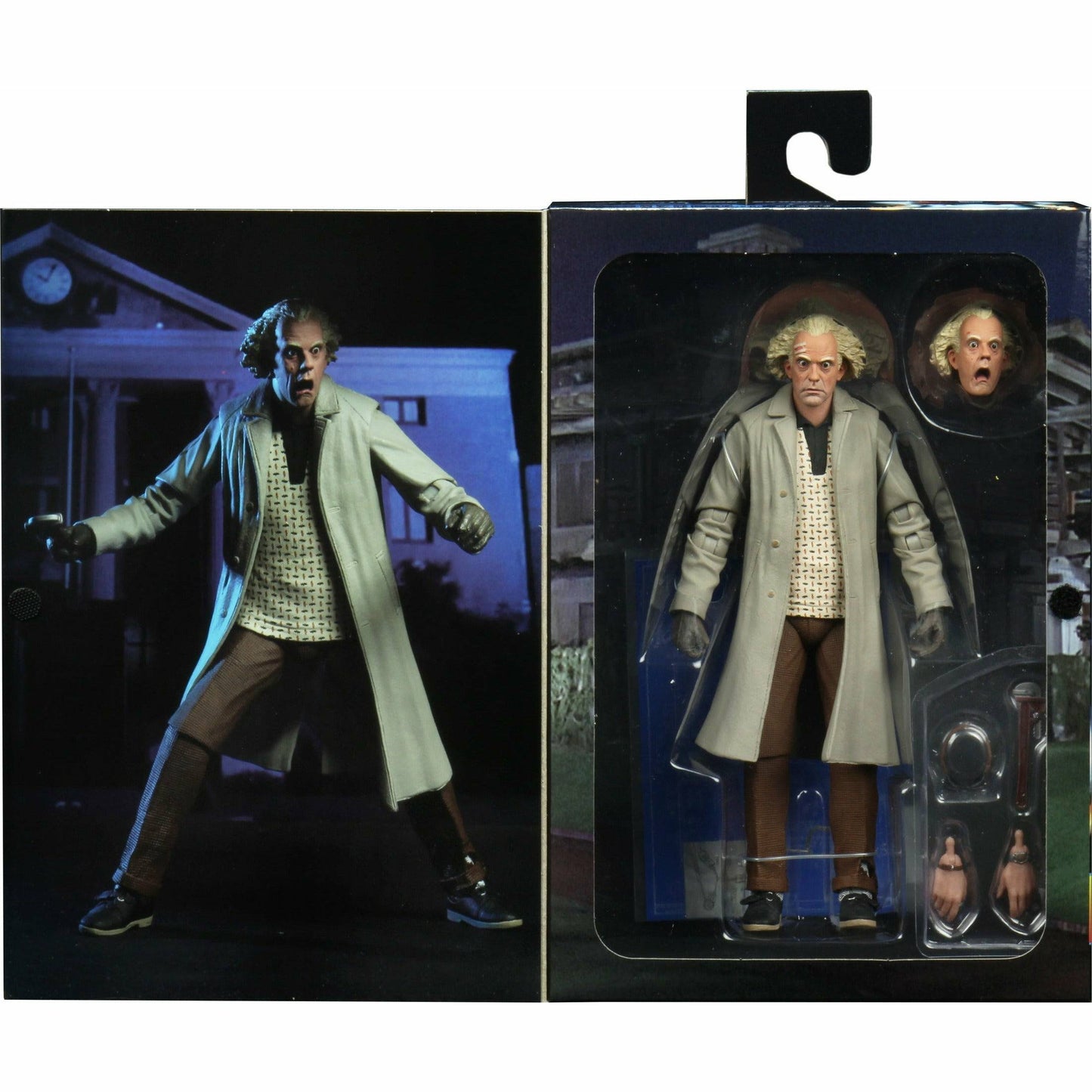 NECA Back to the Future 7" Scale Action Figure - Ultimate Doc Brown (1955) Action Figure NECA