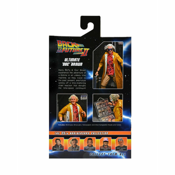 NECA Back to the Future Part II 7" Scale Action Figure - Ultimate Doc Brown (2015) Action Figure NECA