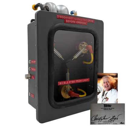 Prop Replica - Back To The Future 1:1 Scale Flux Capacitor Prop Replica - Christopher Lloyd Signature Edition [DROP-SHIPS DIRECTLY FROM MANUFACTURER]