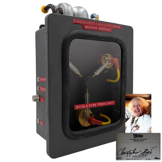 Prop Replica - Back To The Future 1:1 Scale Flux Capacitor Prop Replica - Christopher Lloyd Signature Edition [DROP-SHIPS DIRECTLY FROM MANUFACTURER]
