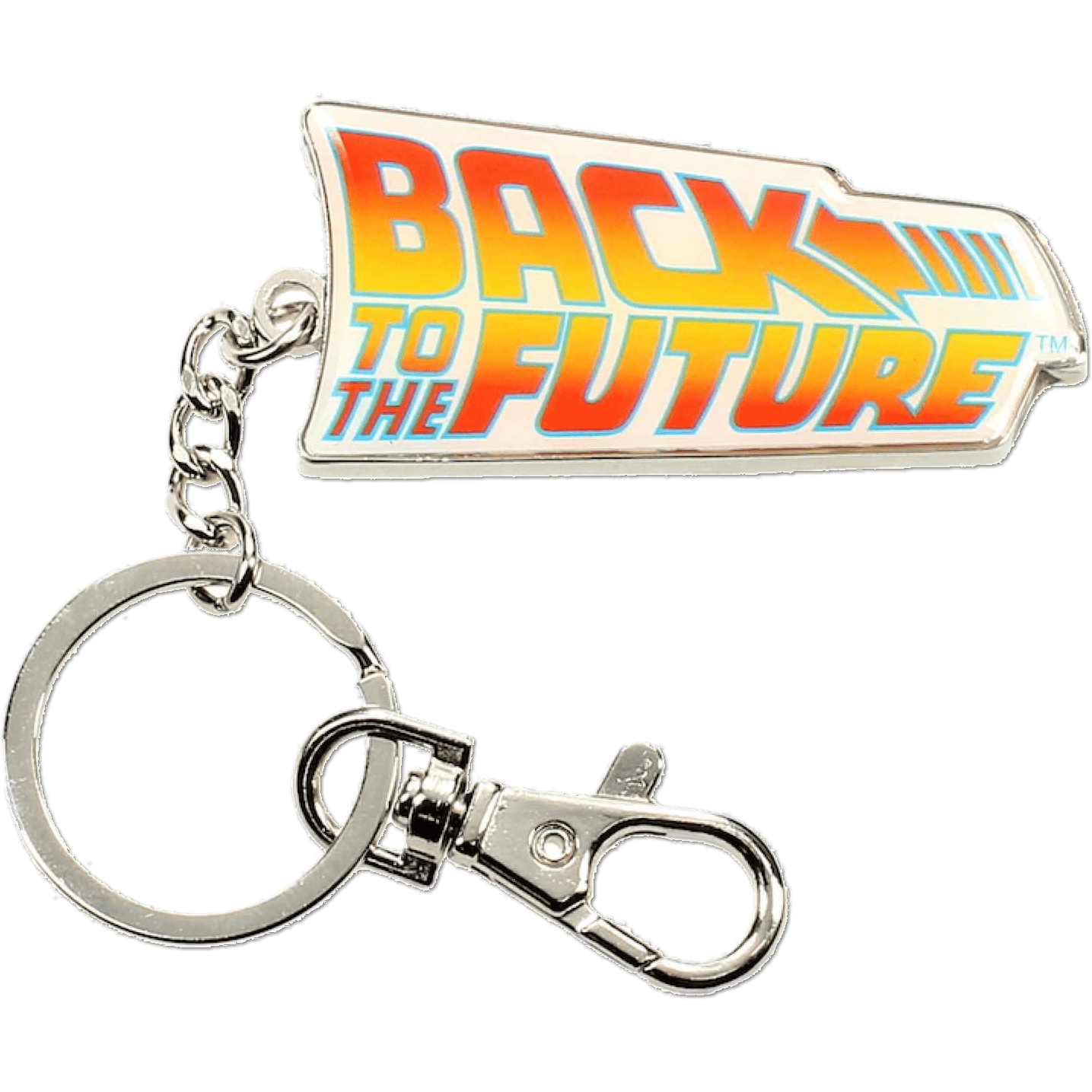 Back to the Future Movie Logo Metal Key Ring Keychain SD Toys