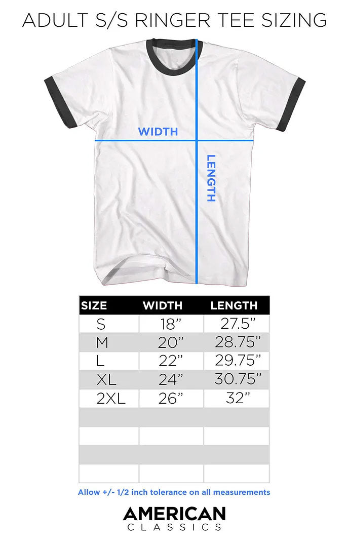 Back to the Future - WORN LOGO Adult Shirt