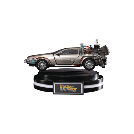 Back to the Future Part II Floating DeLorean Time Machine [PRE-SOLD OUT! Expected Availability September 2024!] Desk Toy Beast Kingdom