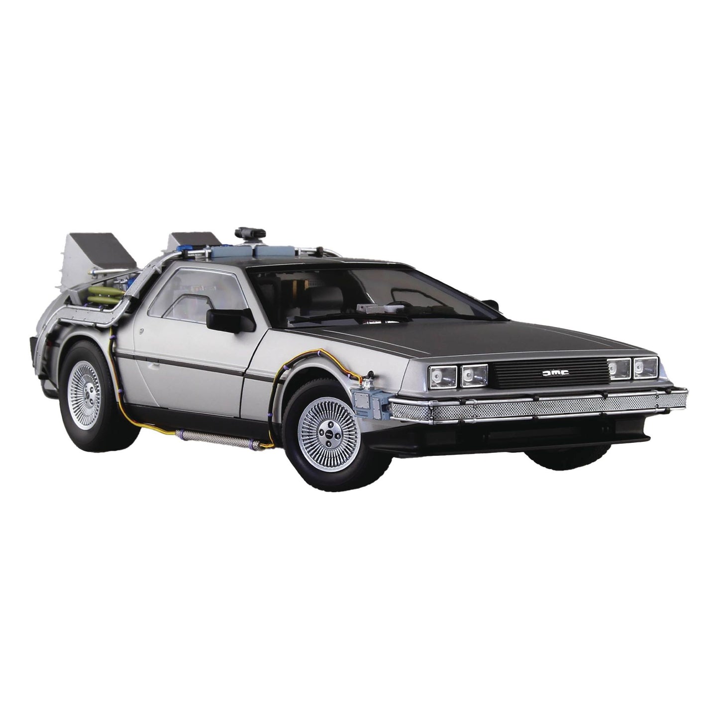 Back to the Future DeLorean Time Machine 1:24 Scale Model Kit [PRE-ORDER: Expected Availability June 2024!] Model Kit Aoshima