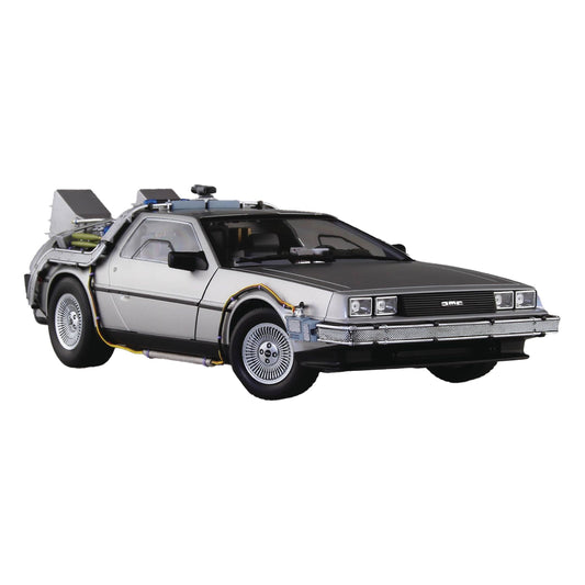 Retour vers le Futur II - Figurine Shakems Bobble Flying DeLorean 18 x 13  cm - Figurine-Discount