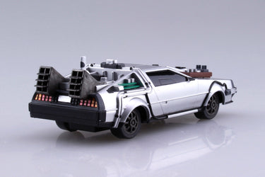Back to the Future Part III pull-back DeLorean 1:43 scale plastic model kit [PRE-ORDER: Expected Availability December 2024!] Model Kit Aoshima