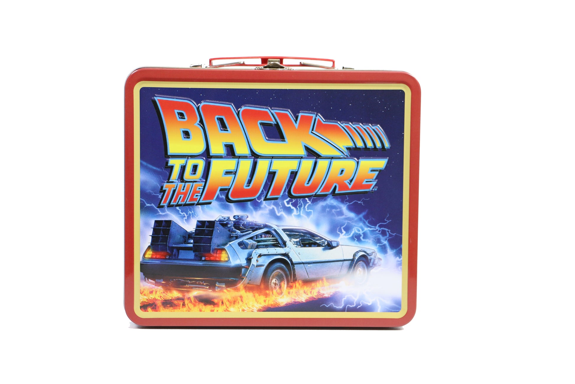 Back to the Future Previews Exclusive Lunch Box w/ Beverage Container [PRE-ORDER: Expected Availability February 2025!] Tin Tote Surreal Entertainment