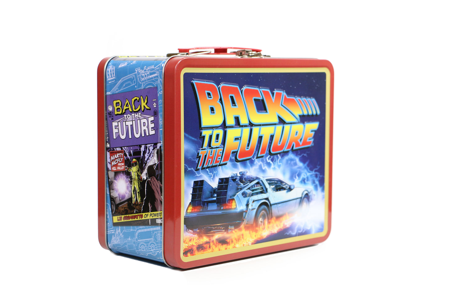Back to the Future Previews Exclusive Lunch Box w/ Beverage Container [PRE-ORDER: Expected Availability February 2025!] Tin Tote Surreal Entertainment