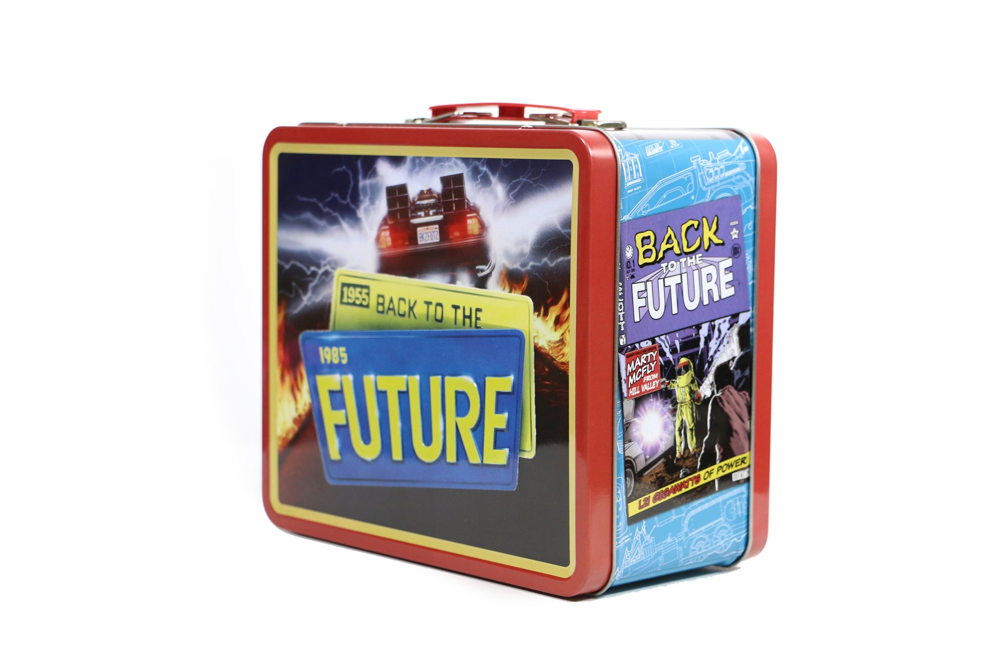 Back to the Future Previews Exclusive Lunch Box w/ Beverage Container [PRE-ORDER: Expected Availability February 2025!] Tin Tote Surreal Entertainment