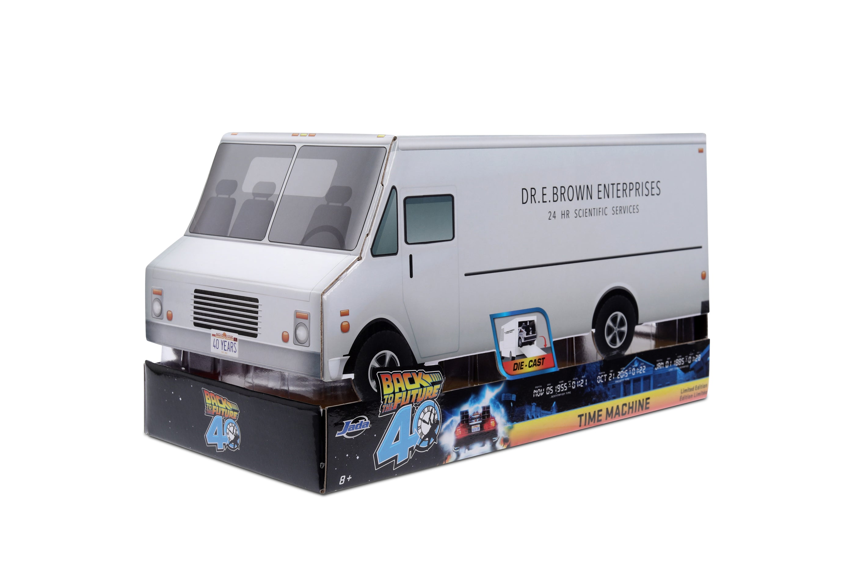 Back to the Future die-cast 1:24 scale 40th Anniversary 