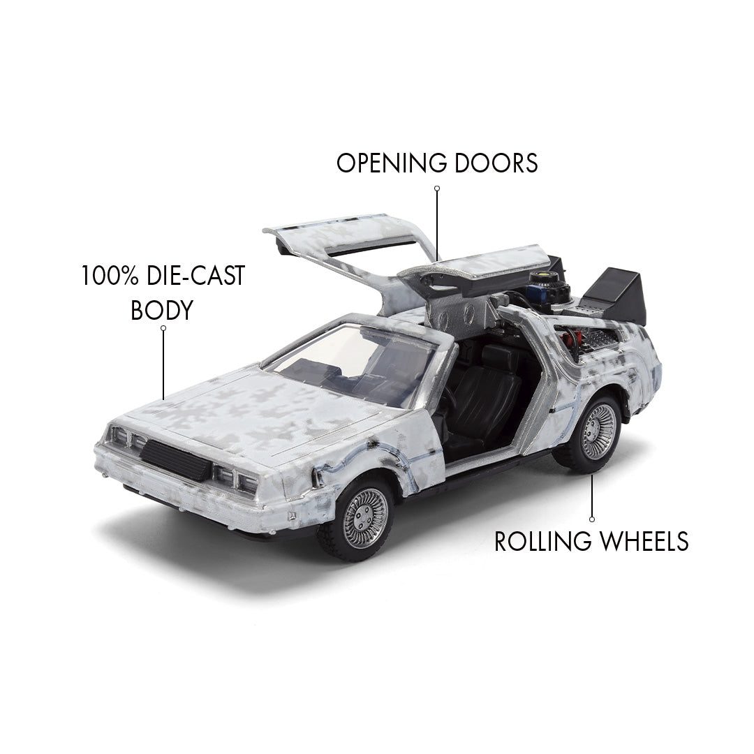 Back to the Future die-cast 1:32 scale 40th Anniversary DeLorean