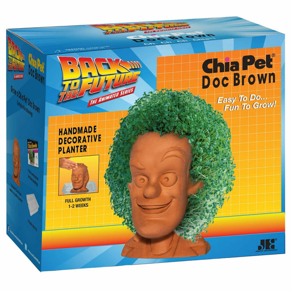 Back to the Future - The Animated Series: Doc Brown Chia Pet Desk Toy Joseph Enterprises