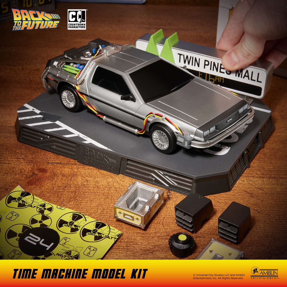 Time Machine Botdf Back to the Future: Time Machine Countdown Character Model Kit – Back ...
