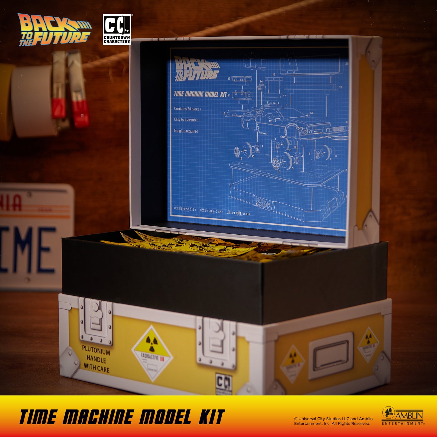 Back to the Future: Time Machine Model Kit [Expected Availability June 2025!]