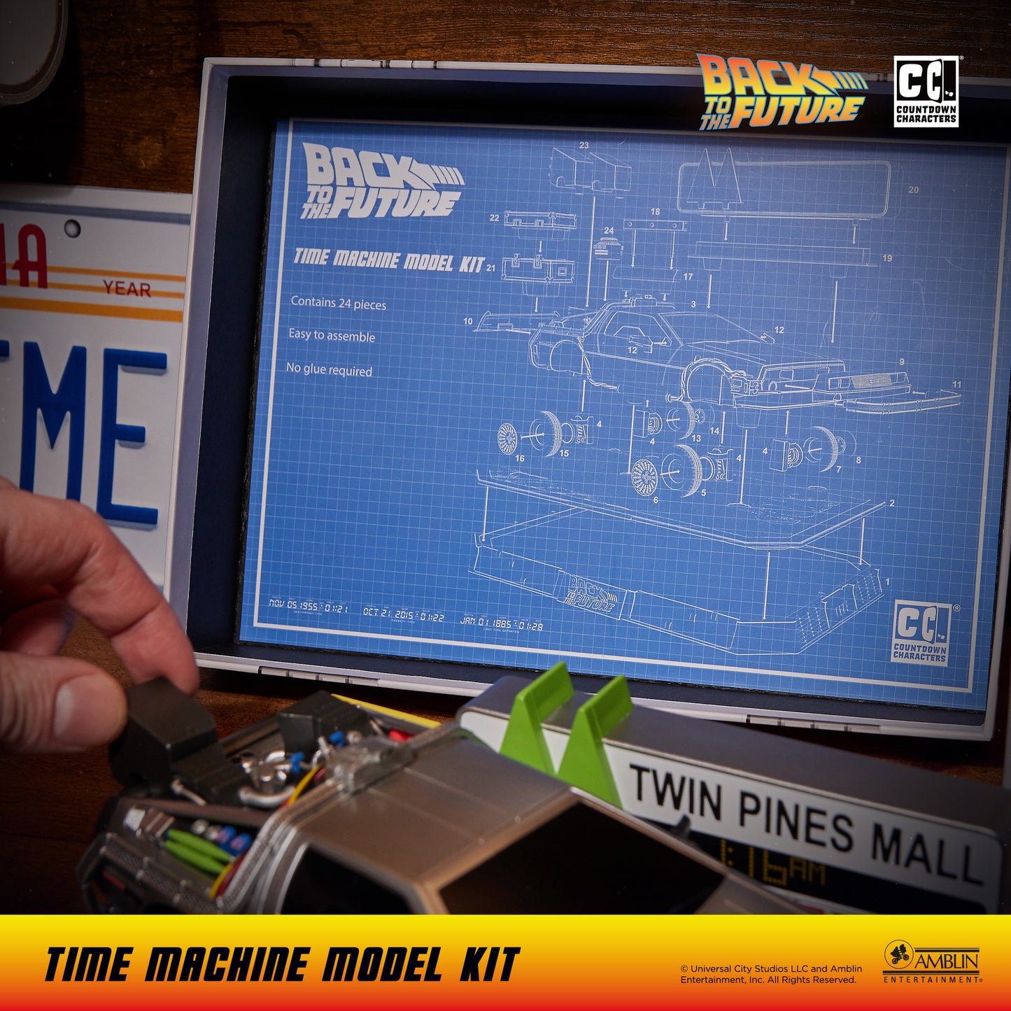Back to the Future: Time Machine Model Kit [Expected Availability June 2025!]