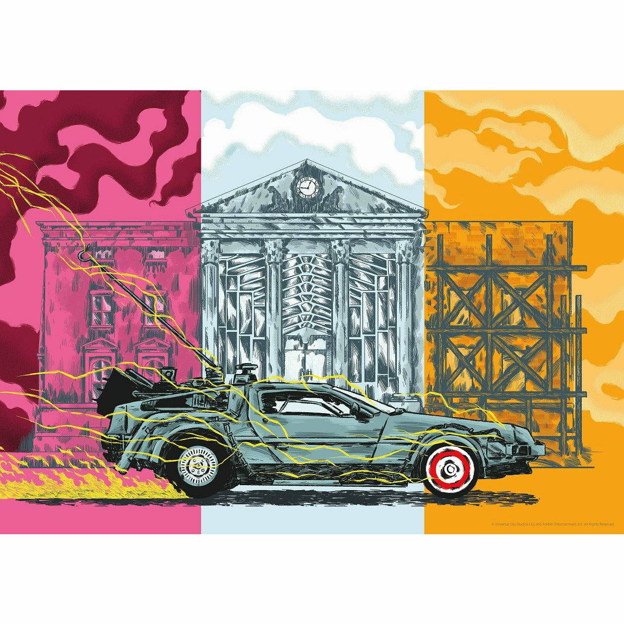 Back to the Future "Save the Clock Tower!" Limited Edition Commemorative Print Art Print Fanattik
