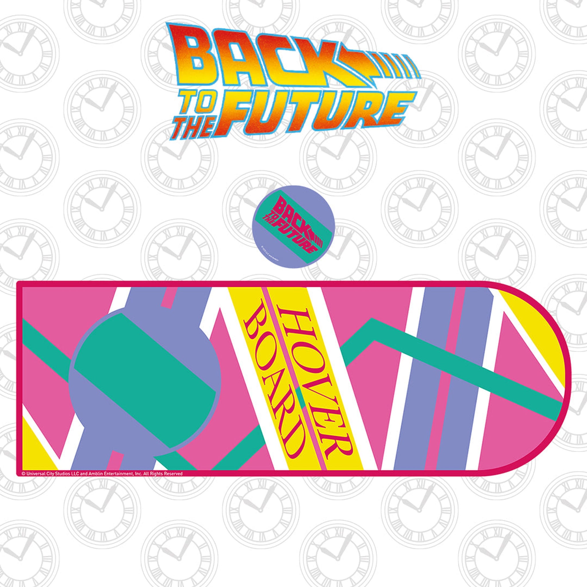 Hoverboard Desk Pad Back To The Future