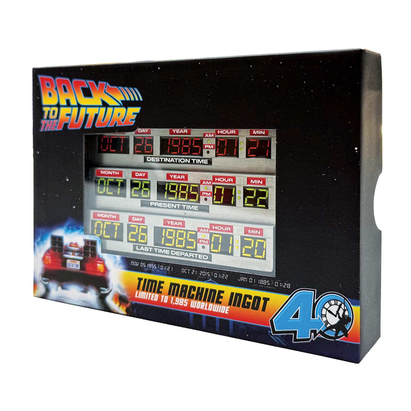 Back to the Future 40th Anniversary Time Circuits Ingot