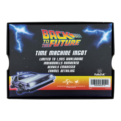 Back to the Future 40th Anniversary Time Circuits Ingot