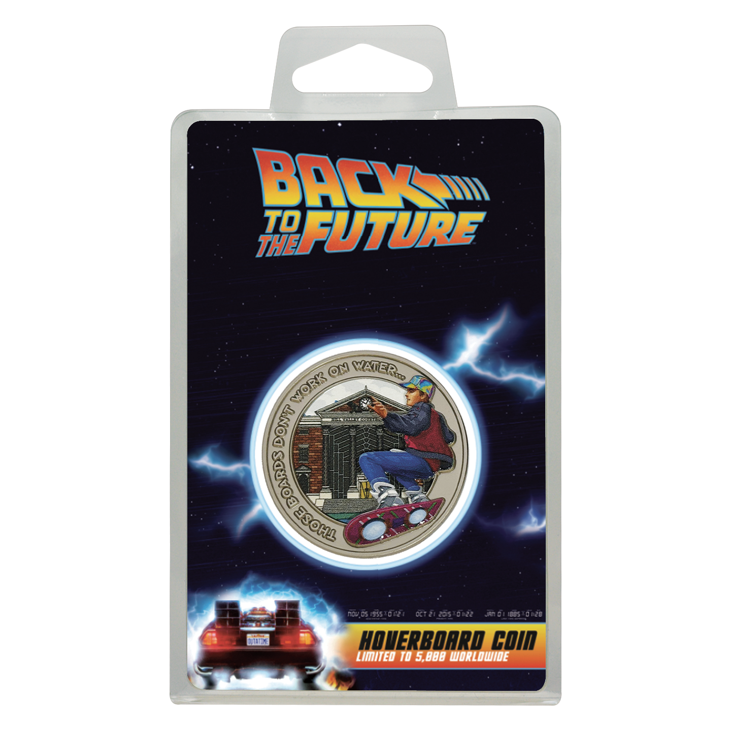 Back to the Future Part II Limited Edition Hoverboard Coin