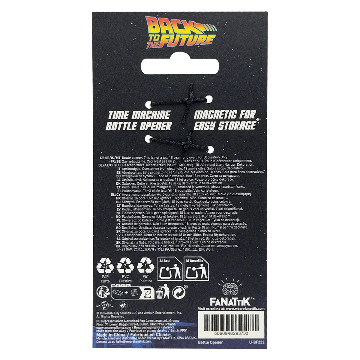 Back to the Future Magnetic DeLorean Bottle Opener